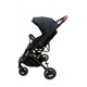 Carucior sport cu maner reversibil si husa, 6-36 luni, suspensii pe cadru, pliabil si troler, C1-NEGRU