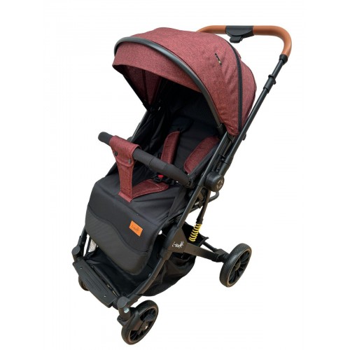 Carucior sport cu maner reversibil si husa, 6-36 luni, suspensii pe cadru, pliabil si troler, C1-GRENA