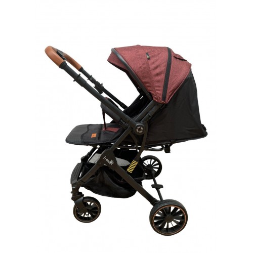 Carucior sport cu maner reversibil si husa, 6-36 luni, suspensii pe cadru, pliabil si troler, C1-GRENA