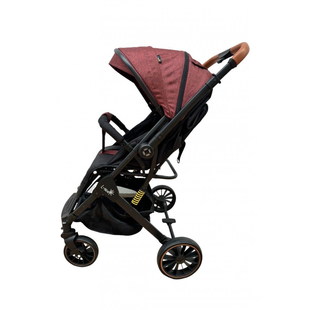 Carucior sport cu maner reversibil si husa, 6-36 luni, suspensii pe cadru, pliabil si troler, C1-GRENA