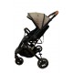 Carucior sport cu maner reversibil si husa, 6-36 luni, suspensii pe cadru, pliabil si troler, C1-CREM