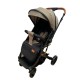 Carucior sport cu maner reversibil si husa, 6-36 luni, suspensii pe cadru, pliabil si troler, C1-CREM