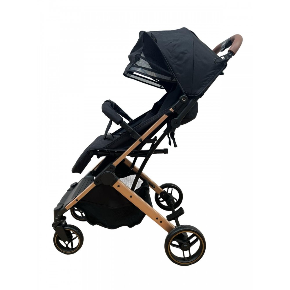 Carucior Sport Compact si Pliabil cu sistem Tip Troller, 6-36 luni, 7,5 kg, cu pliere compacta pentru avion, C9-Negru