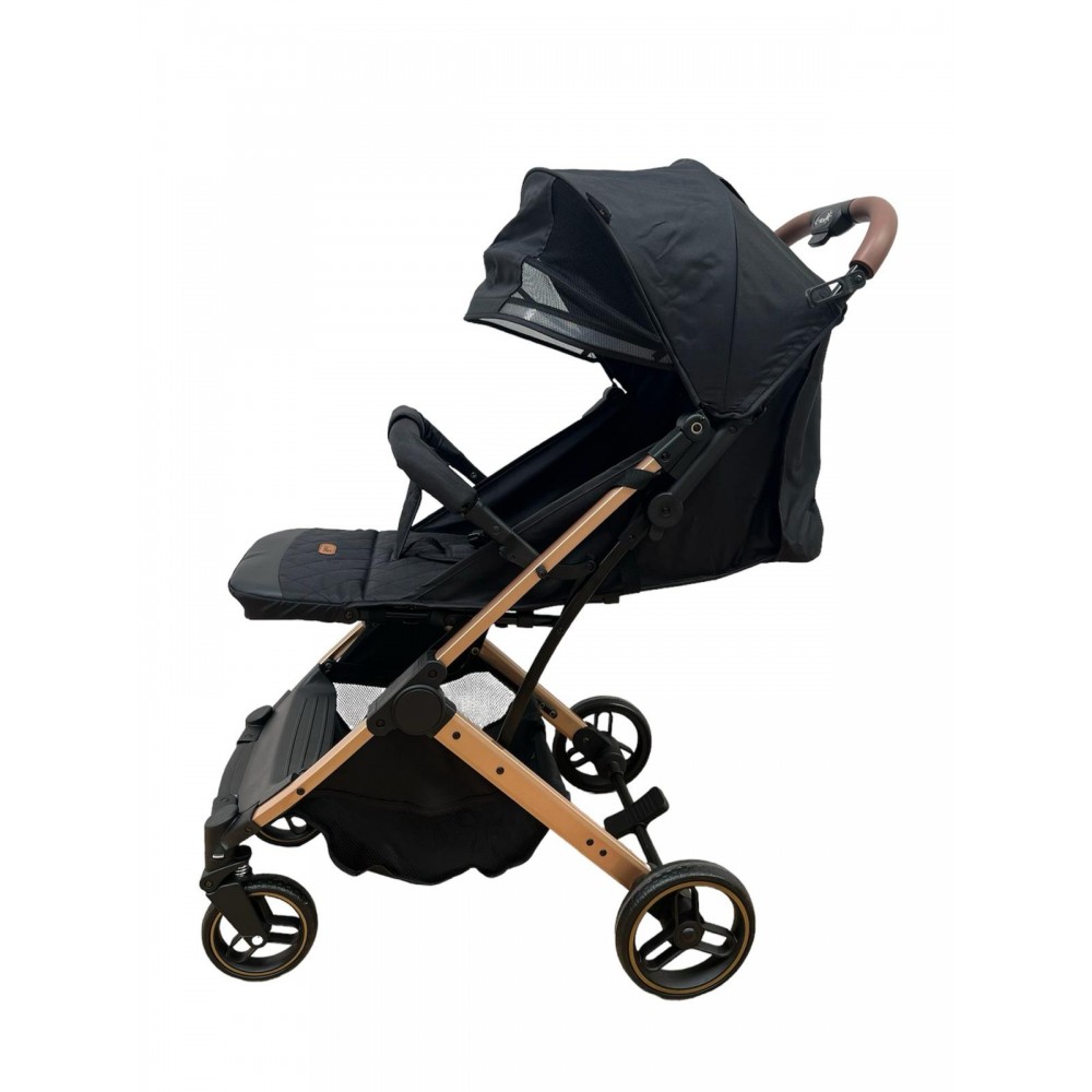Carucior Sport Compact si Pliabil cu sistem Tip Troller, 6-36 luni, 7,5 kg, cu pliere compacta pentru avion, C9-Negru