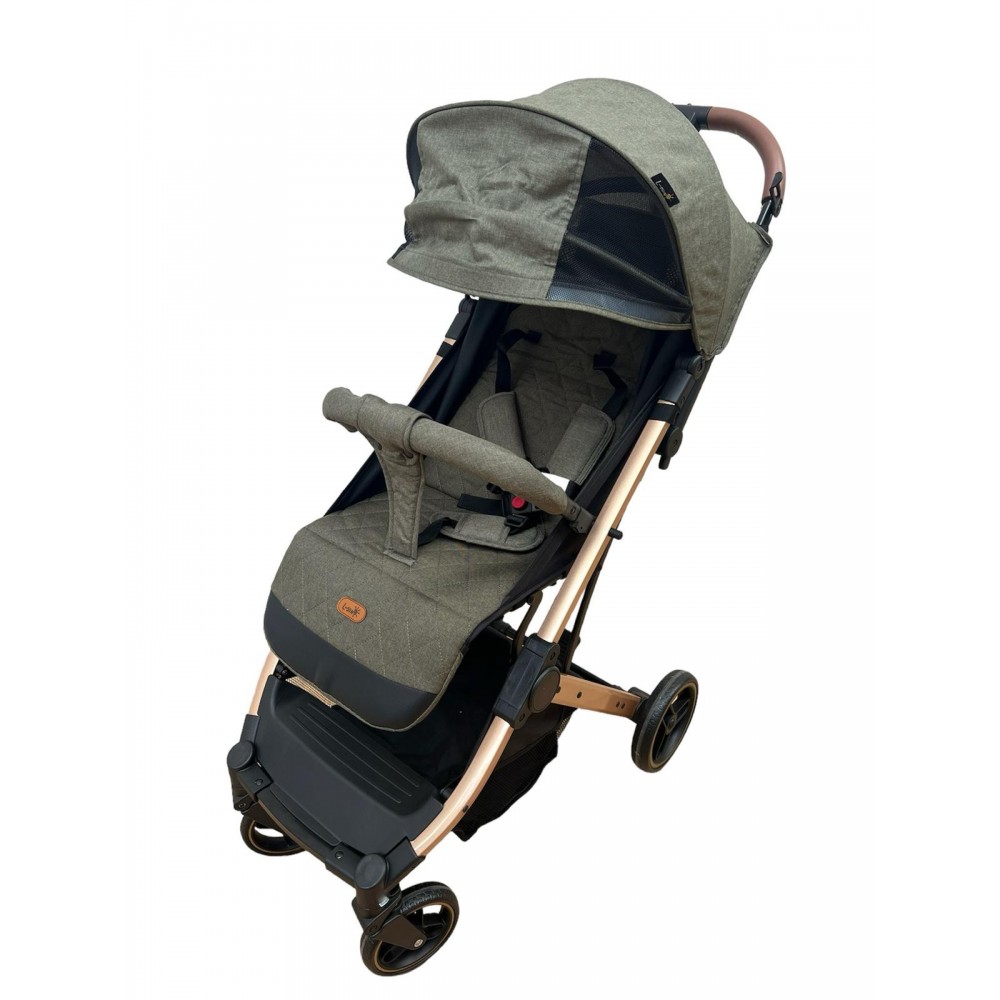 Carucior Sport Compact si Pliabil cu sistem Tip Troller, 6-36 luni, 7,5 kg, cu pliere compacta pentru avion, C9-Verde