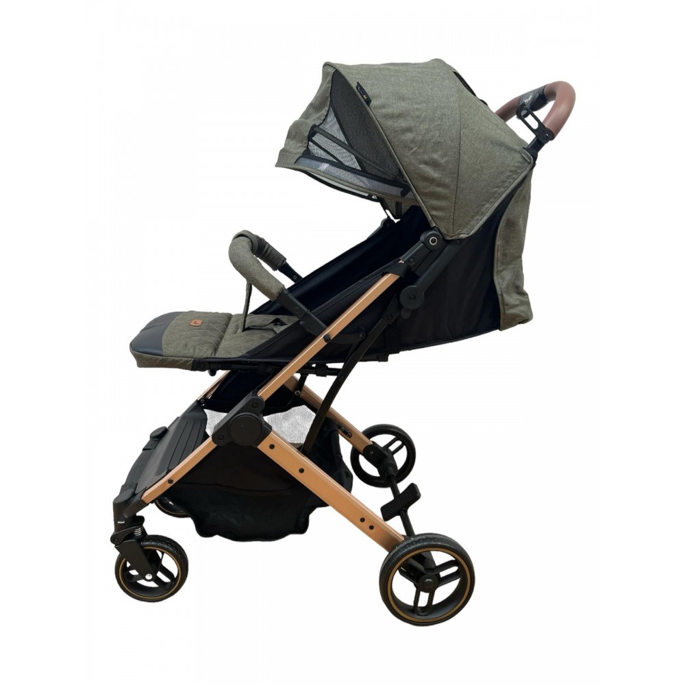 Carucior Sport Compact si Pliabil cu sistem Tip Troller, 6-36 luni, 7,5 kg, cu pliere compacta pentru avion, C9-Verde