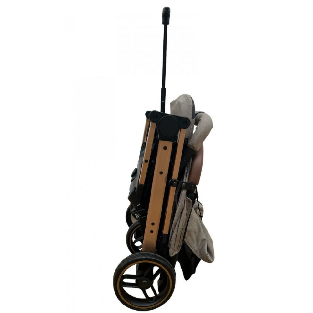 Carucior Sport Compact si Pliabil cu sistem Tip Troller, 6-36 luni, 7,5 kg, cu pliere compacta pentru avion, C9-Gri
