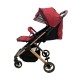 Carucior Sport Compact si Pliabil cu sistem Tip Troller, 6-36 luni, 7,5 kg, cu pliere compacta pentru avion, C9-Rosu