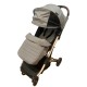 Carucior Sport Compact si Pliabil cu sistem Tip Troller, 6-36 luni, 7,5 kg, cu pliere compacta pentru avion, C9-Crem