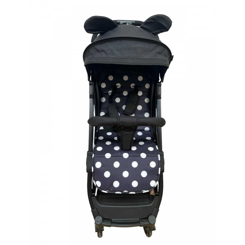 Carucior sport pentru copii, pliere compacta pentru avion cu sistem tip troller, 6-36 luni , C8-Mickey Mouse