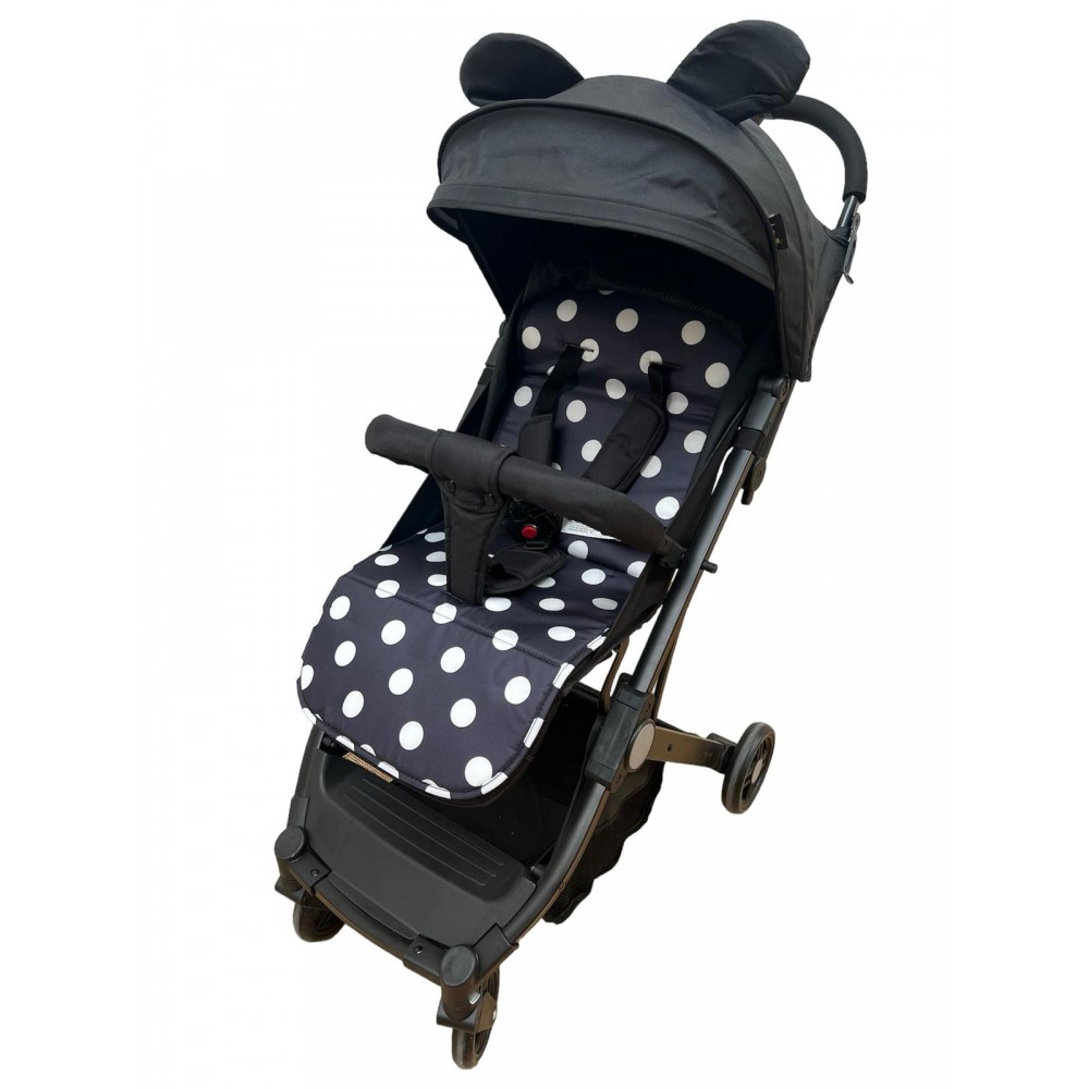 Carucior sport pentru copii, pliere compacta pentru avion cu sistem tip troller, 6-36 luni , C8-Mickey Mouse