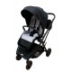 Carucior pliabil, 2 in 1, reversibil, geanta scutece, 6-36 luni, transformabil din landou in parte sport, Colectie Lux, C7-Negru