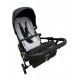 Carucior pliabil, 2 in 1, reversibil, geanta scutece, 6-36 luni, transformabil din landou in parte sport, Colectie Lux, C7-Negru Stars