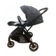 Carucior pliabil, 2 in 1, reversibil, geanta scutece, 6-36 luni, transformabil din landou in parte sport, Colectie Lux, C7-Gri