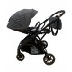 Carucior pliabil, 2 in 1, reversibil, geanta scutece, 6-36 luni, transformabil din landou in parte sport, Colectie Lux, C7-Gri