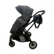Carucior pliabil, 2 in 1, reversibil, geanta scutece, 6-36 luni, transformabil din landou in parte sport, Colectie Lux, C7-Gri