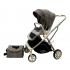Carucior pliabil, 2 in 1, reversibil, geanta scutece, 6-36 luni, transformabil din landou in parte sport, Colectie Lux, C7-Verde