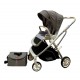 Carucior pliabil, 2 in 1, reversibil, geanta scutece, 6-36 luni, transformabil din landou in parte sport, Colectie Lux, C7-Verde