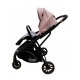 Carucior pliabil, 2 in 1, reversibil, geanta scutece, 6-36 luni, transformabil din landou in parte sport, Colectie Lux, C7-Roz