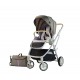Carucior pliabil, 2 in 1, reversibil, geanta scutece, 6-36 luni, transformabil din landou in parte sport, Colectie Lux, C7-Verde