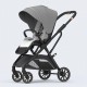 Carucior pliabil, 2 in 1, reversibil, geanta scutece, 6-36 luni, transformabil din landou in parte sport, Colectie Lux, C7-Gri