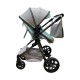 Carucior 2 in 1 Reversibil, Landou si Sport, copertina extensibil, geanta pentru scutece, 0-36 luni, T8-Verde-Menta
