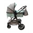 Carucior 2 in 1 Reversibil, Landou si Sport, copertina extensibil, geanta pentru scutece, 0-36 luni, T8-Verde-Menta