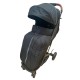 Carucior sport compact cu spatar reglabil, pliere tip troller si husa de picioare. 6-36 luni, S1-Negru