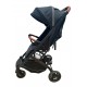 Carucior sport compact cu spatar reglabil, pliere tip troller si husa de picioare. 6-36 luni, S1-Negru