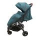 Carucior sport compact cu spatar reglabil, pliere tip troller si husa de picioare. 6-36 luni, S1-Verde