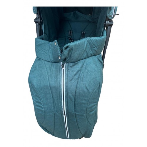 Carucior sport compact cu spatar reglabil, pliere tip troller si husa de picioare. 6-36 luni, S1-Verde