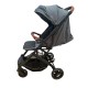 Carucior sport compact cu spatar reglabil, pliere tip troller si husa de picioare. 6-36 luni, S1-Gri