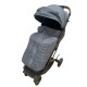 Carucior sport compact cu spatar reglabil, pliere tip troller si husa de picioare. 6-36 luni, S1-Gri