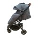 Carucior sport compact cu spatar reglabil, pliere tip troller si husa de picioare. 6-36 luni, S1-Gri