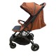 Carucior sport compact cu spatar reglabil, pliere tip troller si husa de picioare. 6-36 luni, S1-Maro