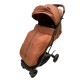 Carucior sport compact cu spatar reglabil, pliere tip troller si husa de picioare. 6-36 luni, S1-Maro