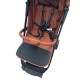 Carucior sport compact cu spatar reglabil, pliere tip troller si husa de picioare. 6-36 luni, S1-Maro