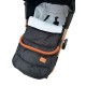 Carucior sport cu geanta si husa pentru picioare, pliere rapida tip troller, 6-36 luni, S2-Negru