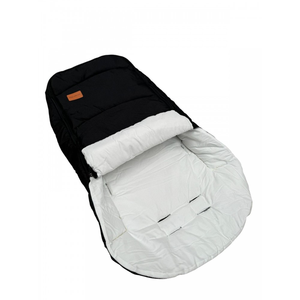 Carucior sport cu geanta si husa pentru picioare, pliere rapida tip troller, 6-36 luni, S2-Negru