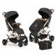Carucior sport cu geanta si husa pentru picioare, pliere rapida tip troller, 6-36 luni, S2-Negru