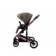 Carucior 2 in 1 transformabil, 0-36 luni, Cu suspensii, Maner reversibil, Pozitie de somn si sezut, colectia de lux, F3-Verde