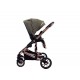 Carucior 2 in 1 transformabil, 0-36 luni, Cu suspensii, Maner reversibil, Pozitie de somn si sezut, colectia de lux, F3-Verde