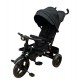Tricicleta multifunctionala, Roti Din Spuma cu scaun reversibil si pozitie de somn, 8 luni-5 ani, SL02-Negru