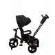 Tricicleta multifunctionala, Roti Din Spuma cu scaun reversibil si pozitie de somn, 8 luni-5 ani, SL02-Negru