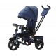 Tricicleta multifunctionala, Roti Din Spuma cu scaun reversibil si pozitie de somn, 8 luni-5 ani, SL02-Albastru
