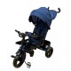 Tricicleta multifunctionala, Roti Din Spuma cu scaun reversibil si pozitie de somn, 8 luni-5 ani, SL02-Albastru