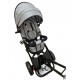 Tricicleta multifunctionala, Roti Din Spuma cu scaun reversibil si pozitie de somn, 8 luni-5 ani, SL02-Gri