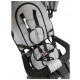 Tricicleta multifunctionala, Roti Din Spuma cu scaun reversibil si pozitie de somn, 8 luni-5 ani, SL02-Gri