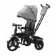 Tricicleta multifunctionala, Roti Din Spuma cu scaun reversibil si pozitie de somn, 8 luni-5 ani, SL02-Gri
