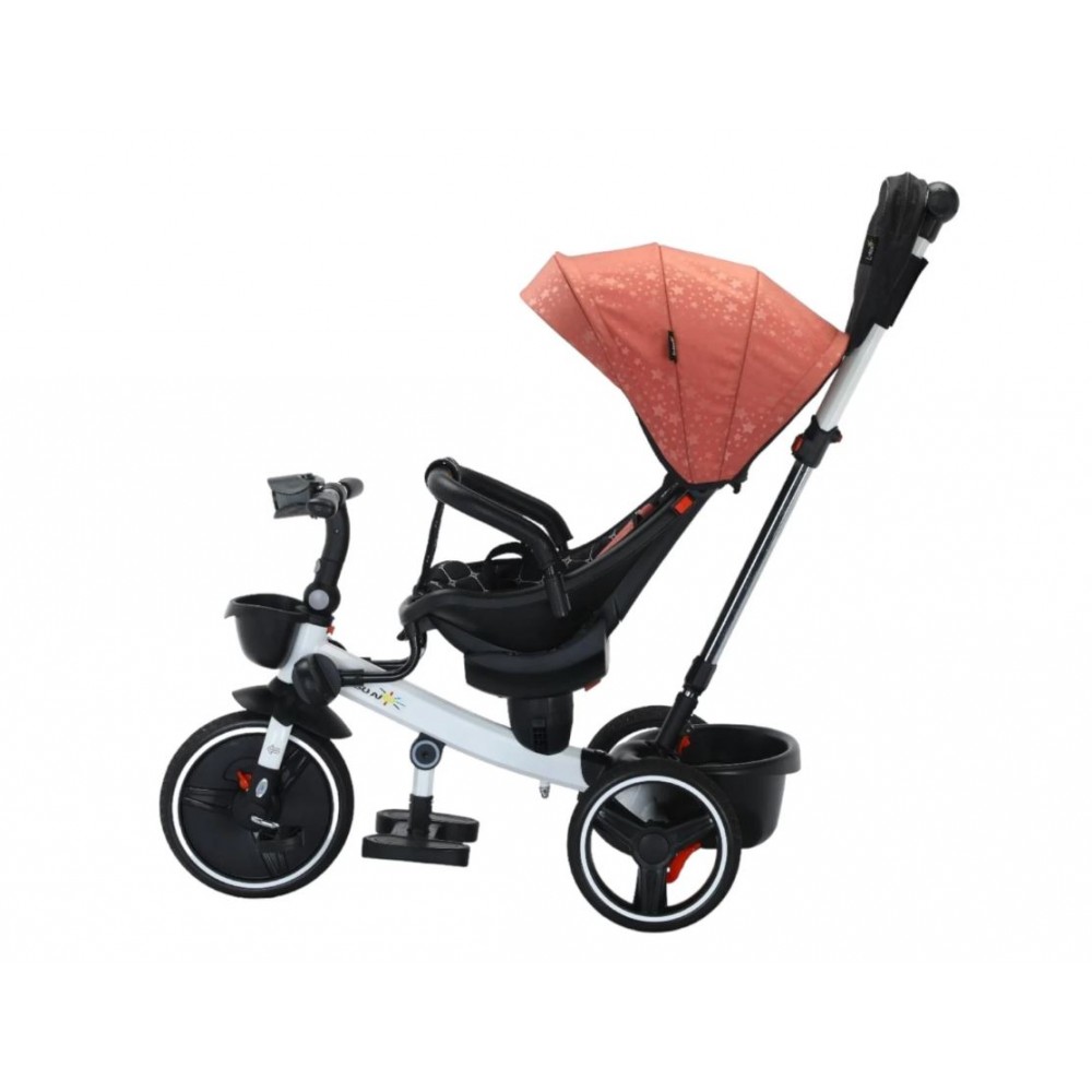 Tricicleta pliabila cu muzica si lumini, cu pozitie de somn si scaun reversibil, Varsta 8 luni+, SL01-Corai